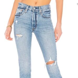 Free people Levi’s 501 Skinny Distressed Jeans 28